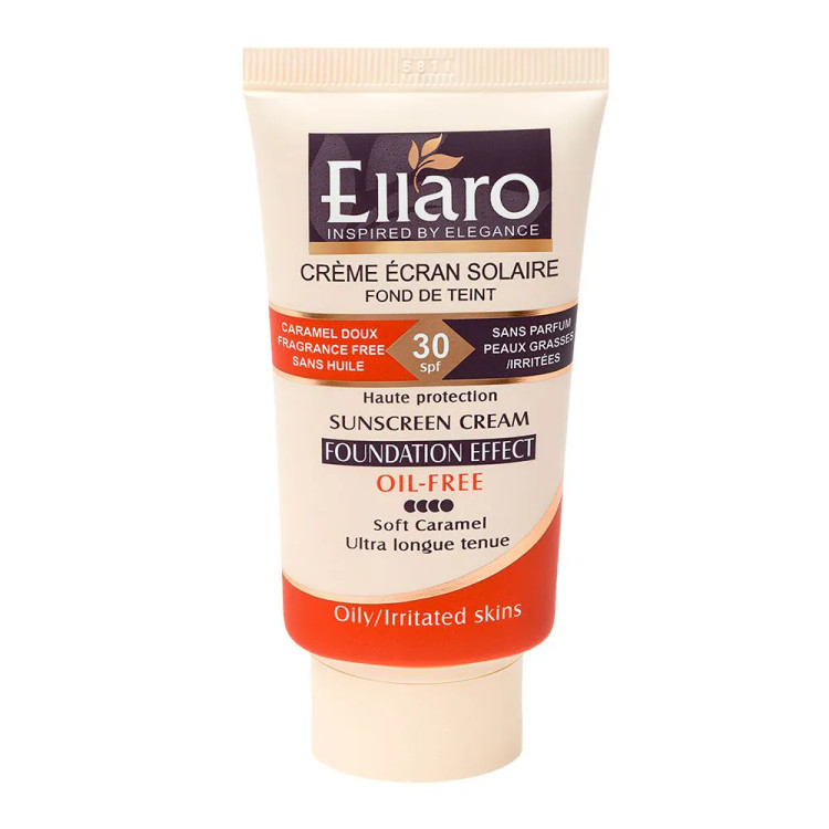 کرم ضد آفتاب فاقد چربی پوشش کرم پودر SPF30 الارو