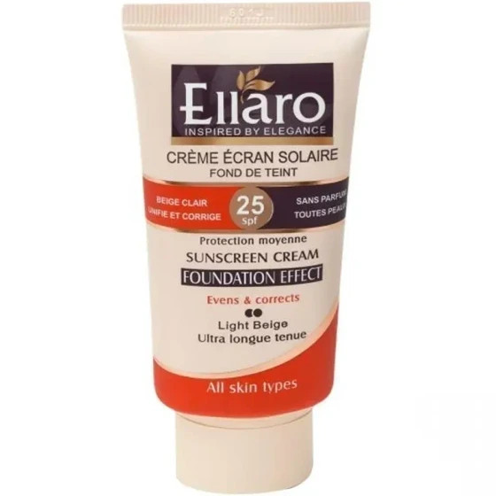 کرم ضد آفتاب با پوشش کرم پودر SPF25 الارو