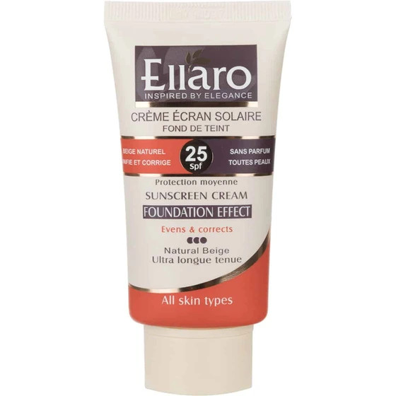 کرم ضد آفتاب با پوشش کرم پودر SPF25 الارو