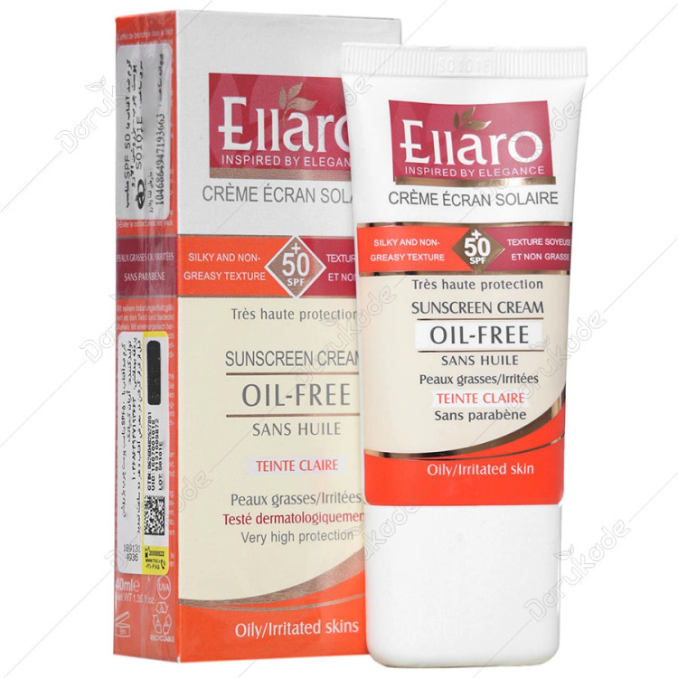 کرم ضد آفتاب فاقد چربی SPF50 الارو