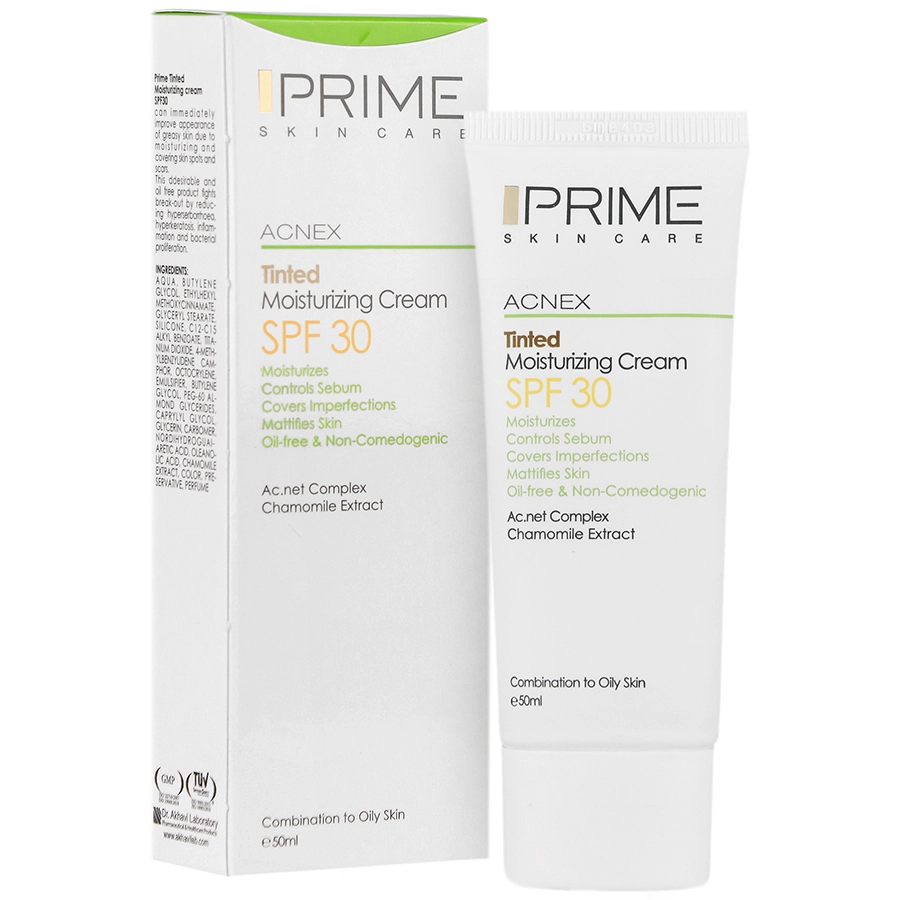 کرم مرطوب کننده رنگی SPF30 پریم