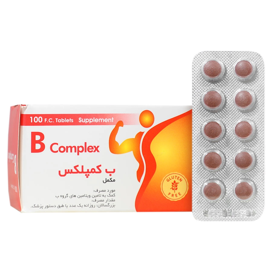 قرص ب کمپلکس 100 عددی داروپخش