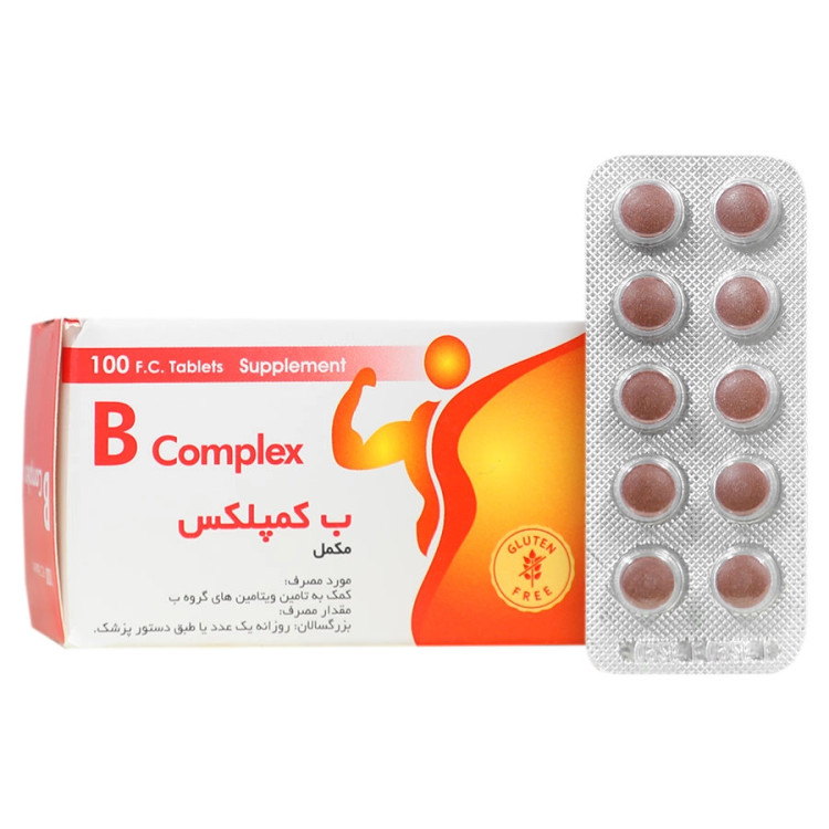 قرص ب کمپلکس 100 عددی داروپخش
