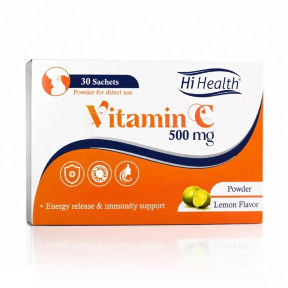 ساشه ویتامین ث 500 میلی گرم های هلث بسته 30 عددی
