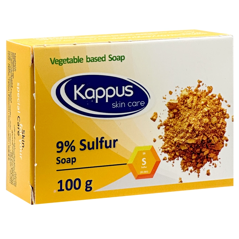 صابون گوگرد 9% کاپوس (100 گرمی)