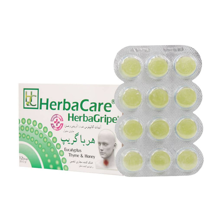 قرص مکیدنی هربا گریپ مکیدنی هرباکر